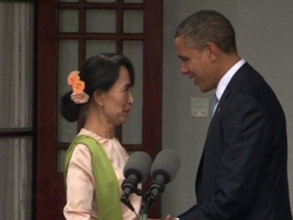 Obama meets Suu Kyi on landmark Myanmar visit
