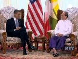 US to resume Myanmar aid as Obama praises reforms