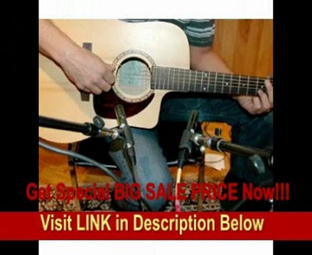 BEST BUY Berliner Cm-33 Small Diaphragm Condenser Microphones. Matched Stereo Pair in Wood Box for Acoustic Guitar, Drum Overheads, Etc