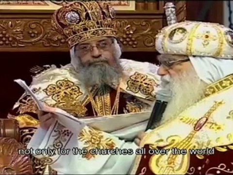 Parole d'Anba Bachomios lors de l'intronisation du Pape Tawadros II (Sous Titres FR)