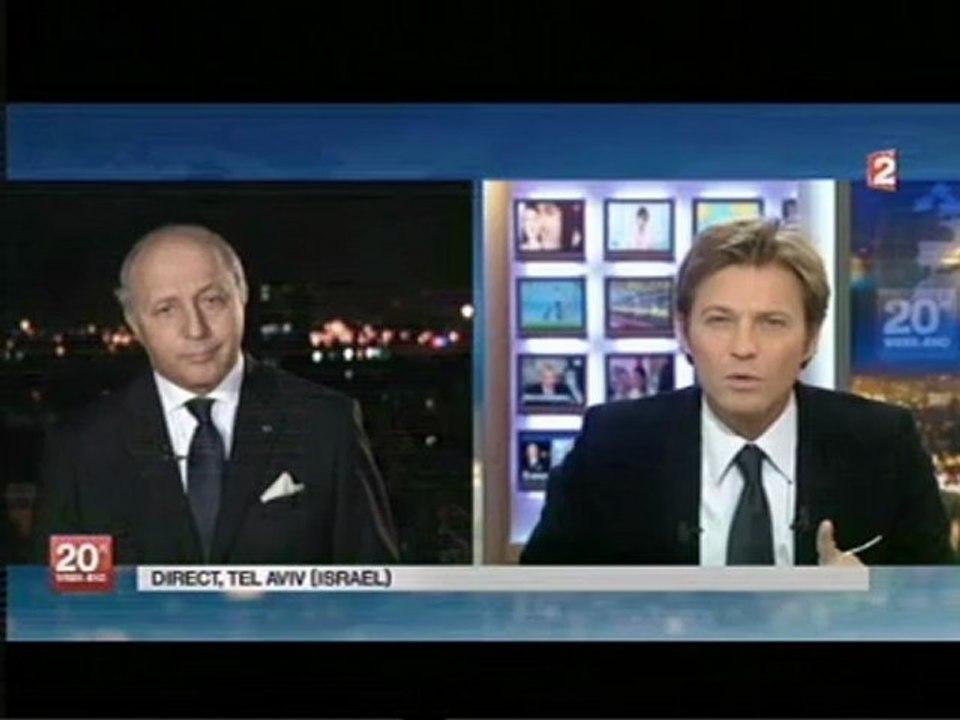 Entretien de Laurent Fabius, avec « France 2 » (Tel-Aviv, 18 novembre 2012)