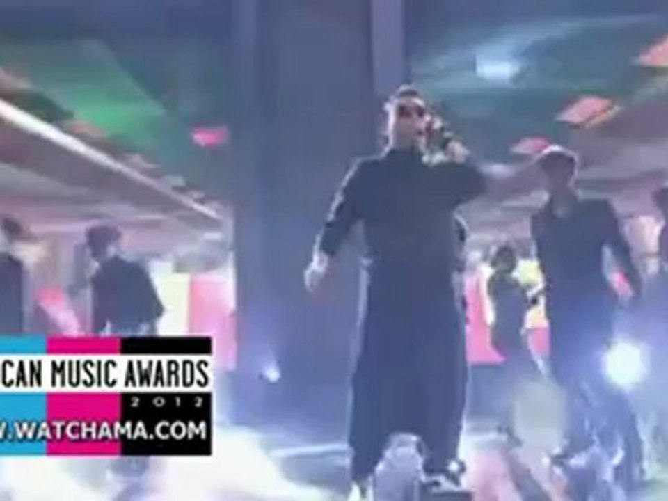 PSY performance Gangam Style American Music Awards 2012