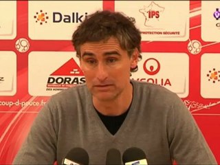 DFCO 1-2 ap Sedan, Olivier Dall'Oglio après-match (CdF, 7e tour, 17/11/12)