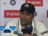 M S Dhoni PC 1st test Day 4 Ahemdabad 19 November