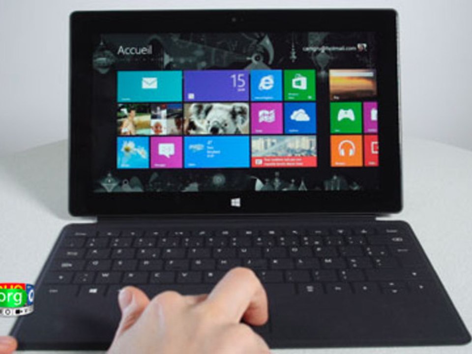 Microsoft Surface - Prise en main