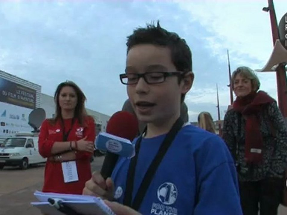 LES MINI REPORTER Du festival du film d'aventure de la ROCHELLE (Sujet 5 - 17 Novembre 2012)