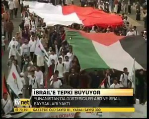 İsrail'in Gazze saldırısı tüm dünyada protesto edildi