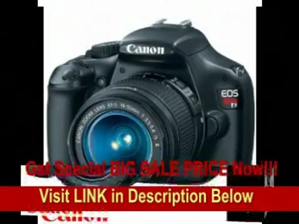 [BEST BUY] Canon EOS Rebel T3 12.2 MP Digital SLR Camera Body & EF-S 18-55mm IS II Lens with 75-300mm III Lens + 16GB Card + Battery + Case + (2) Filters + Tripod + Cleaning & Accessory Kit