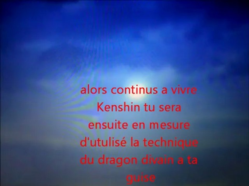 moment triste kenshin le vagabond vf + sous titre by moi =p