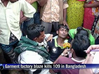 Bangladesh factory blaze kills at least 109