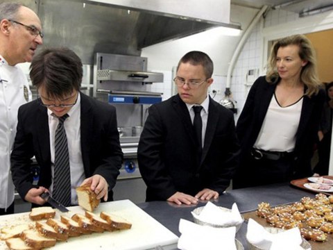 Petit-déjeuner de Madame Valérie TRIERWEILER avec la Fédération Trisomie 21