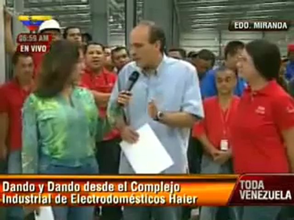 (Vídeo) Menéndez  Complejo Industrial Haier tiene capacidad de producir 815 mil electrodomésticos