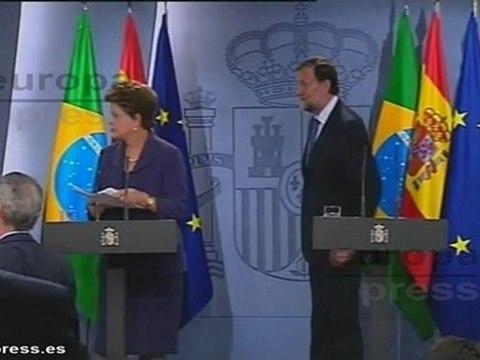 Rousseff aconseja a Rajoy políticas de crecimiento