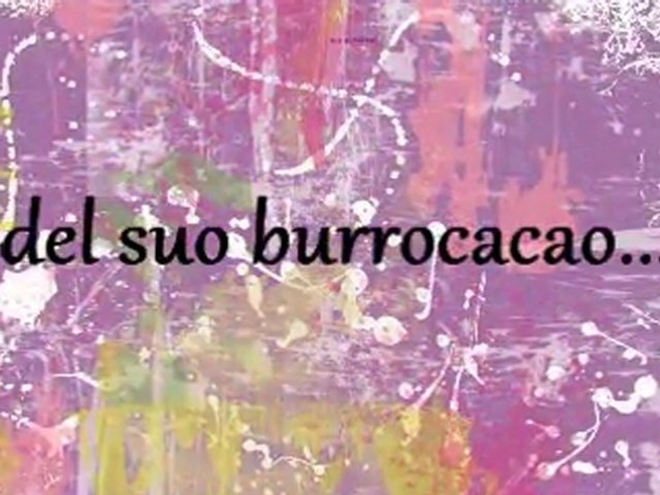 "Amore e burrocacao"
