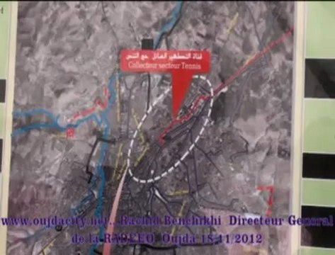 mr Rachid Benchikhi directeur general de la RADEEO Oujda / Travaux de renforcement du réseau d'assinissement liquide des secteurs centre Est de la ville d'oujda autour du quartier Tennis