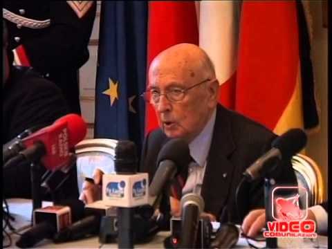 Napoli - Napolitano-Gauck-Komorowski Supereremo la crisi (19.11.12)