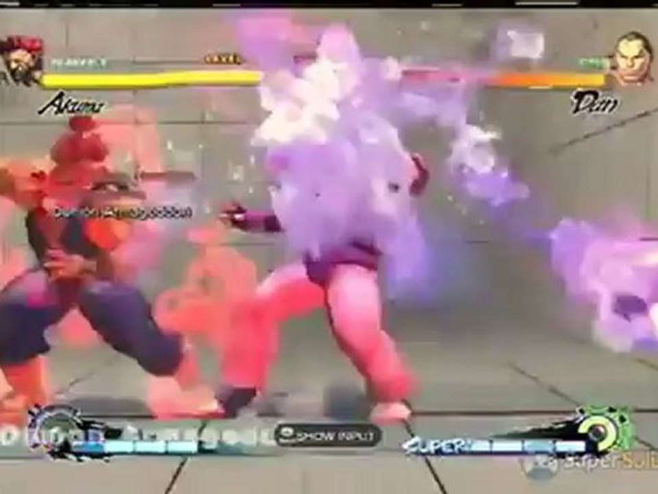 Super Street Fighter IV : Arcade Edition. Défi Akuma.