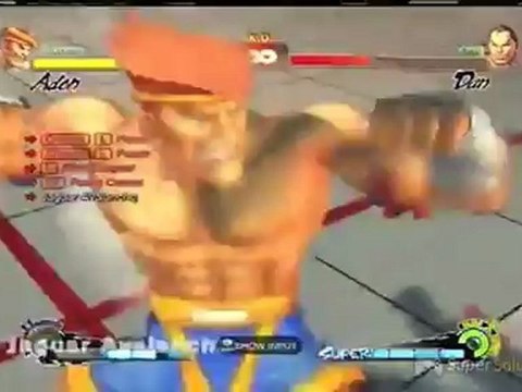 Super Street Fighter IV : Arcade Edition. Défi Adon.