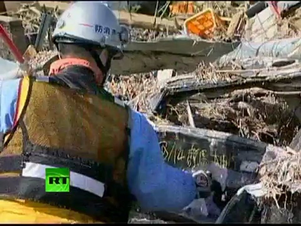 Satellite images before & after Japan tsunami; aerial, ground video of aftermath