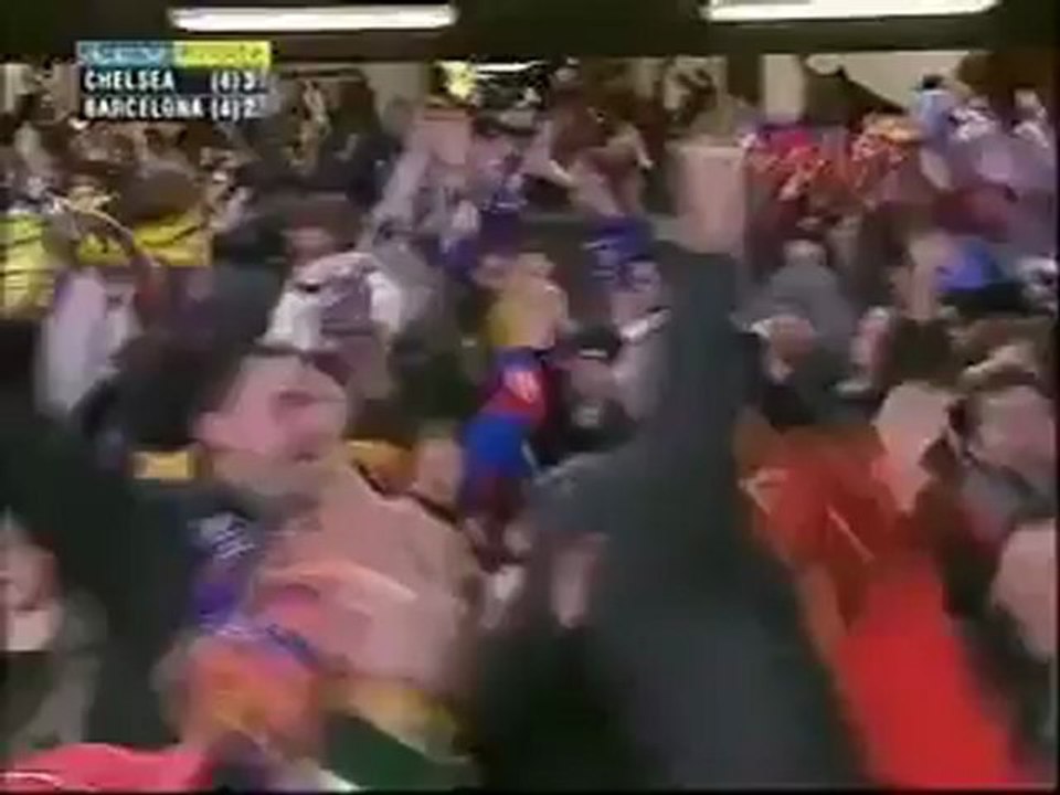 Ronaldinho Goal for Barcelona v Chelsea at Stamford Bridge in 2005