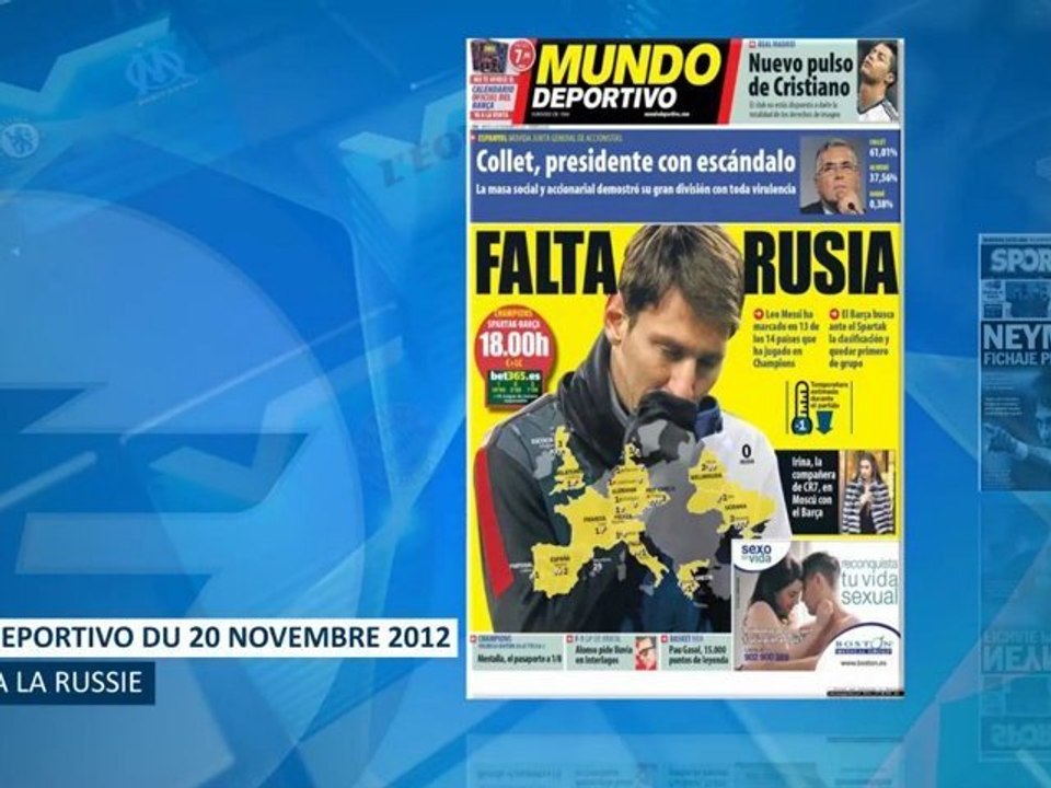 Foot Mercato - La revue de presse - 20 Novembre 2012