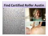 Allison Hubbard - Looking for Certified Rolfer Austin in Texas