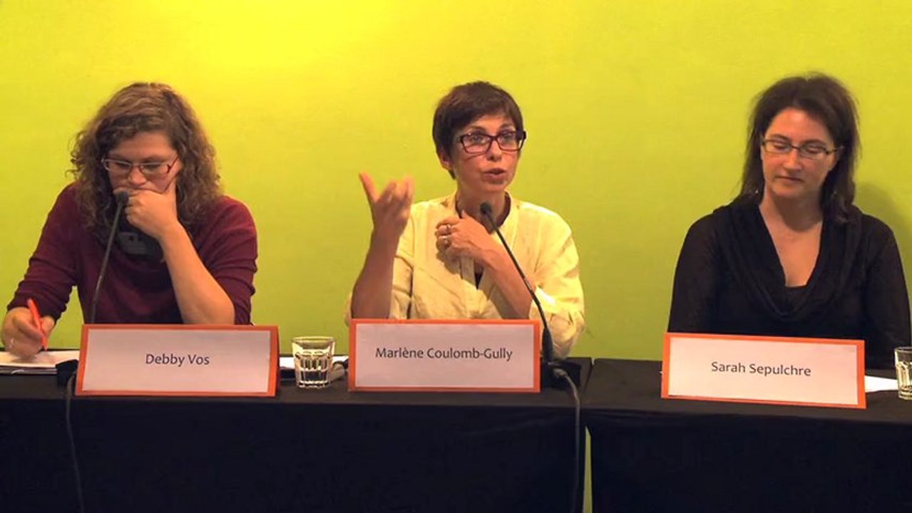 Femmes Politique et Medias Vrouwen Politiek en Media  Partie 1 0'00: présentation/aanleiding (bilingue/tweetalig) 5'50: Marlène Coulomb-Gully, conférence (FR)