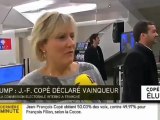 Nadine Morano exaltée après la victoire de Jean-François Copé