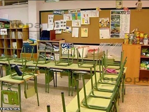 Protestas contra cierre de colegio de Alcalá de Henares