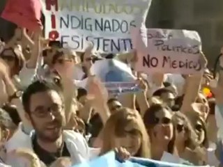 Una 'marea blanca' colapsa el centro de Madrid en defensa de la sanidad pública