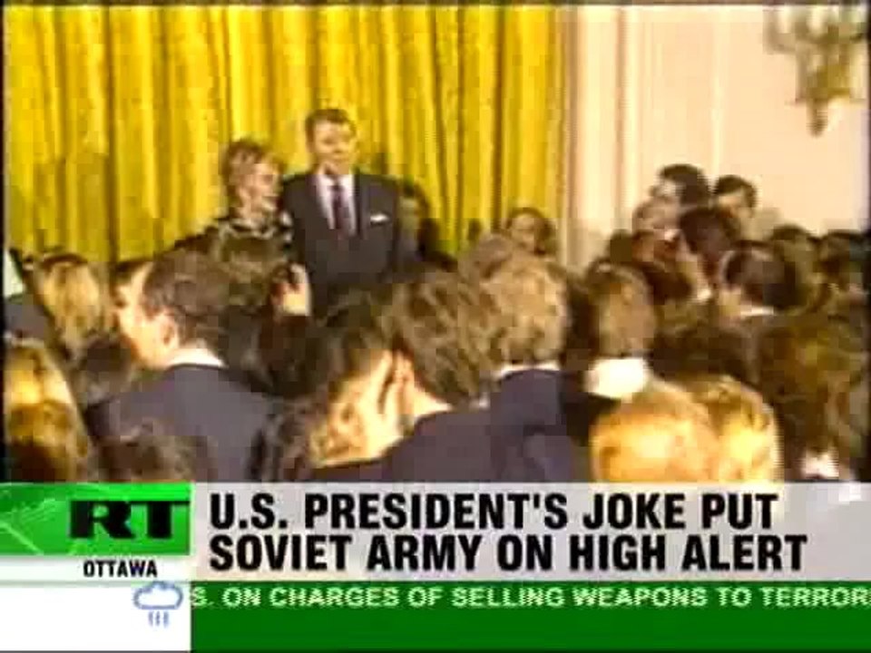 'We begin bombing Russia' - anniversary of Cold War era joke