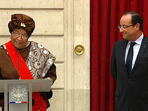 Discours lors de la décoration de Mme Ellen JOHNSON SIRLEAF