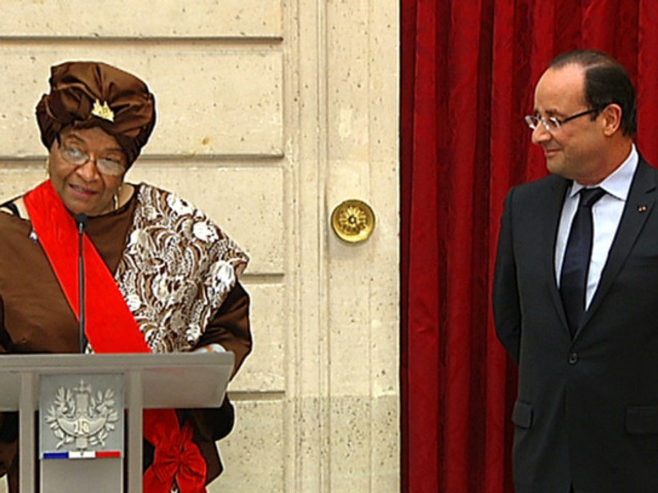 Discours lors de la décoration de Mme Ellen JOHNSON SIRLEAF