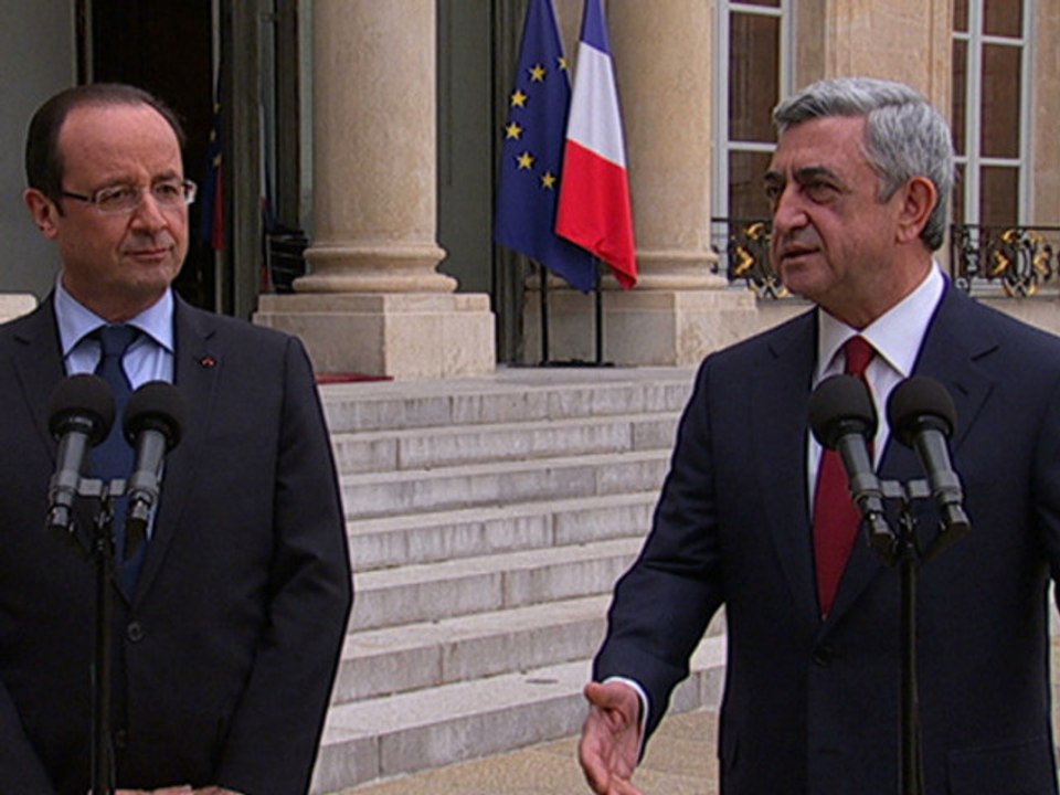 Déclaration conjointe avec M. Serge SARKISSIAN, président de la République d'Arménie