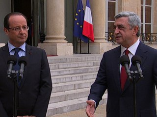 Déclaration conjointe avec M. Serge SARKISSIAN, président de la République d'Arménie