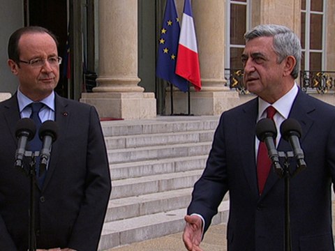 Déclaration conjointe avec M. Serge SARKISSIAN, président de la République d'Arménie