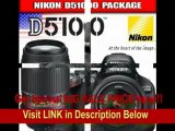 [SPECIAL DISCOUNT] Nikon D5100 Digital SLR Camera & 18-55mm G VR DX AF-S & 55-300mm VR Zoom Lens