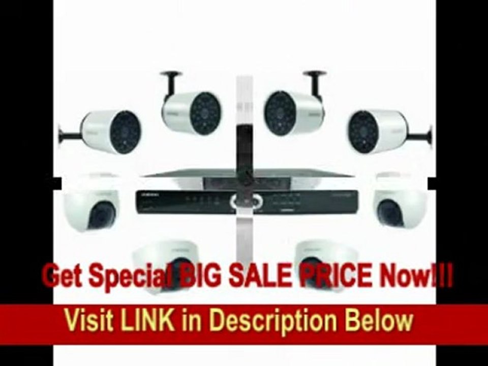 [SPECIAL DISCOUNT] Samsung VKKF011NUS SDE-5002 16 Channel DVR 1 TB HDD 4 Box Camera and 4 Dome Camera