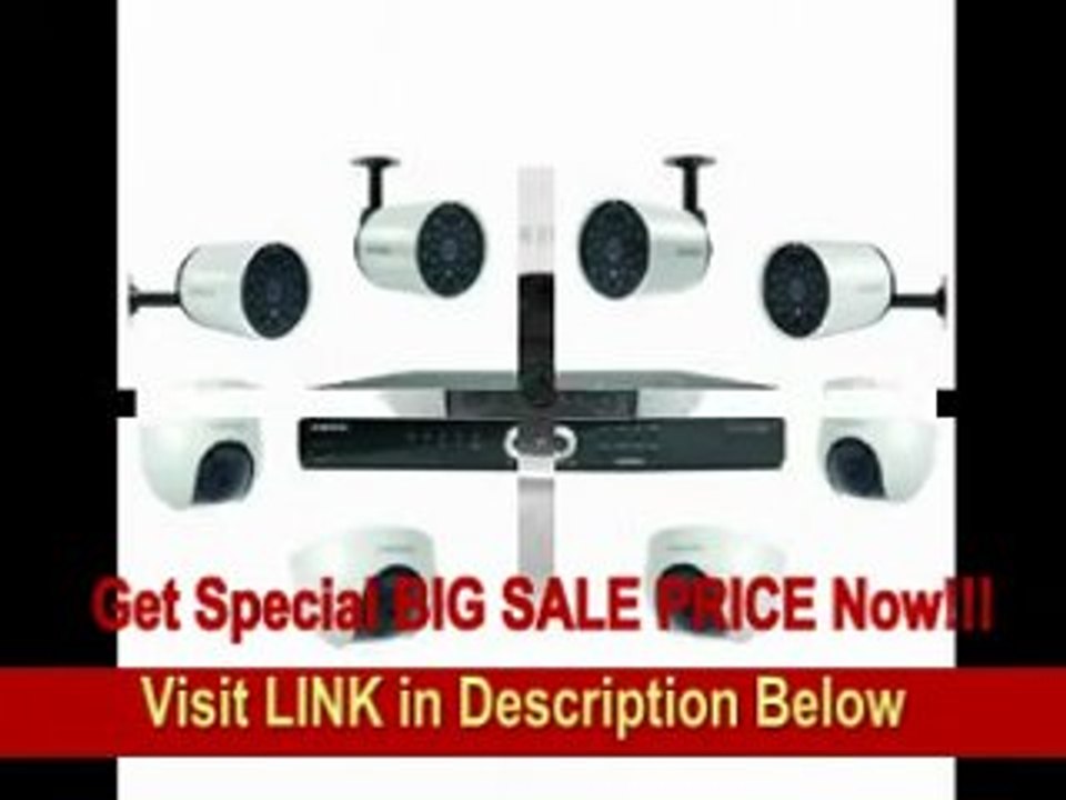 [SPECIAL DISCOUNT] Samsung VKKF011NUS SDE-5002 16 Channel DVR 1 TB HDD 4 Box Camera and 4 Dome Camera