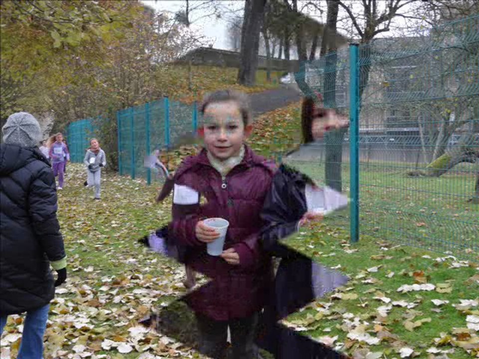 Les élèves du regroupement des Bords de Seille au cross à Dieuze