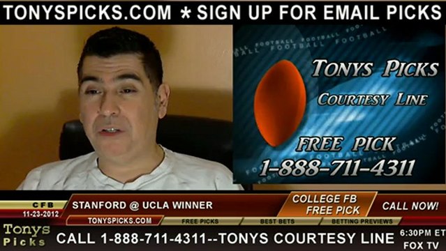 Stanford Cardinal versus UCLA Bruins Pick Prediction NCAA College Football Odds Preview 11-24-2012