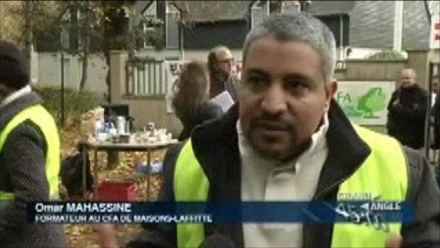 Grand Angle Yvelines 1ère - Mobilisation personnel CFA ML lundi 19 Novembre 2012