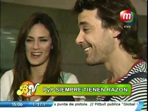 Pedro y Paula nota en BDV (sobre los fans) - 20 de Noviembre