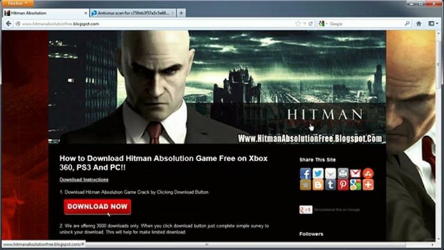 Hitman Absolution Game Crack Leaked - Download on PC