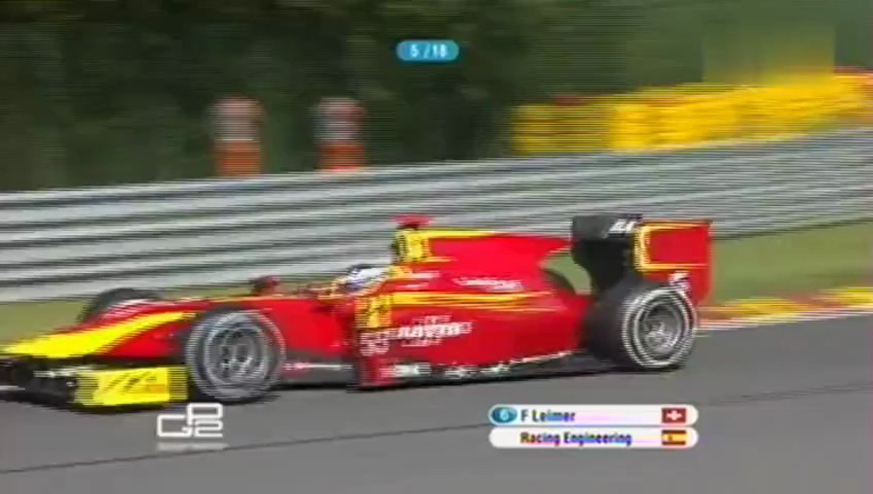 10 - GP2 2012_Spa-Francorchamps(Belgique)_Course sprint (en Français - Eurosport - France)