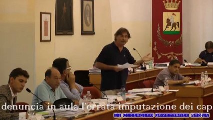Consiglio comunale 10 agosto 2012 intervento Arboretti concessioni cimiteriali