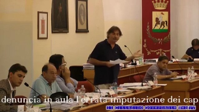 Consiglio comunale 10 agosto 2012 intervento Arboretti concessioni cimiteriali