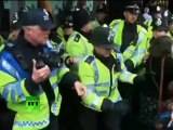 'No Cuts!' Video of UK police clashing with anti-austerity protesters