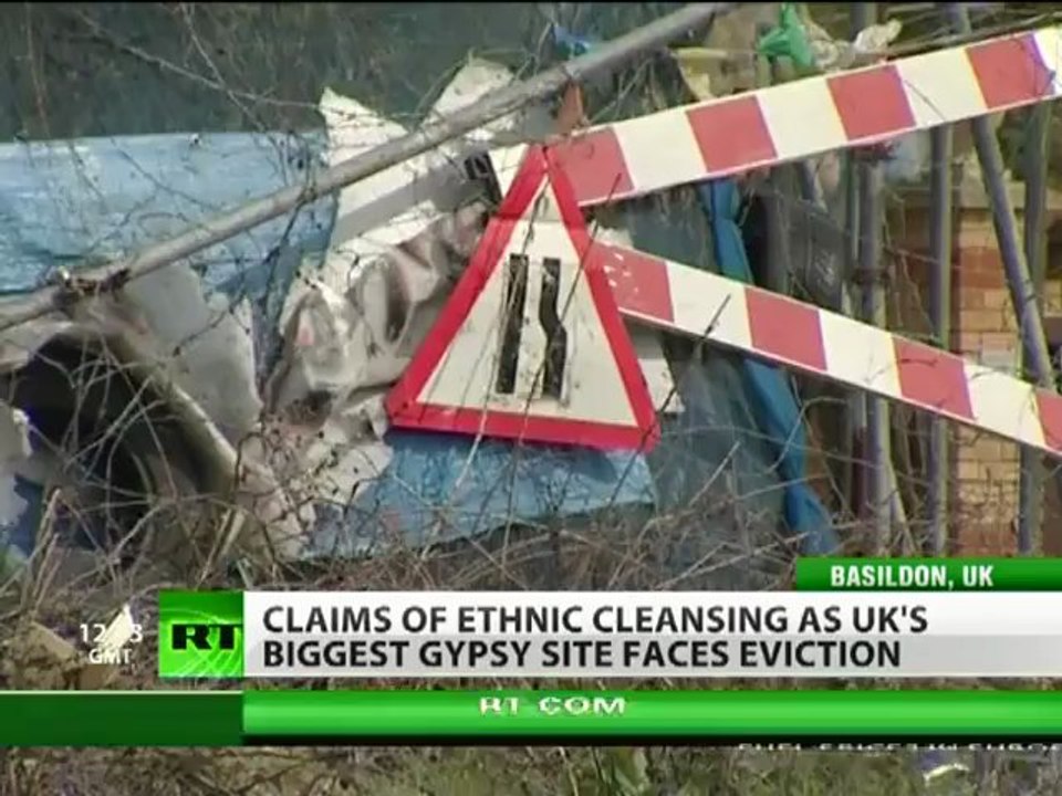 'We Won't Go': Ethnic cleansing claims as UK gypsies face eviction