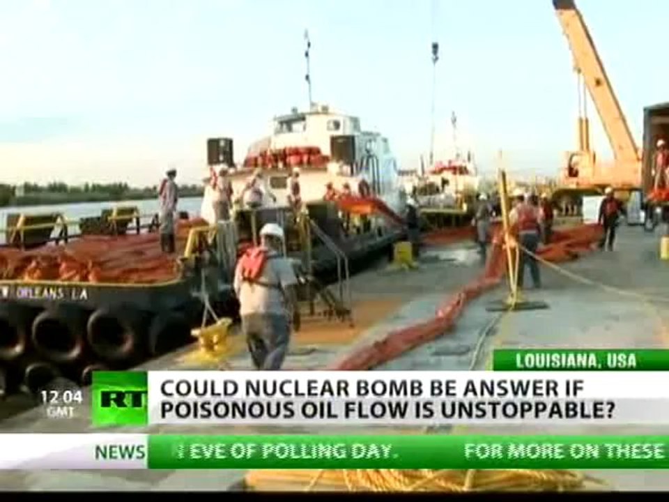 Nuke the oil spill: Could nuclear bomb be answer for huge leaks as at US Gulf coast?